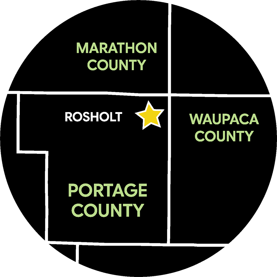 A Map of our Service Area